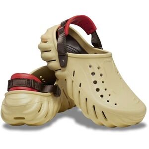 Crocs Shoes Mens‎ Size 11 Sesame ECHO CLOG Tan Waterproof Slides Slip On Outdoor